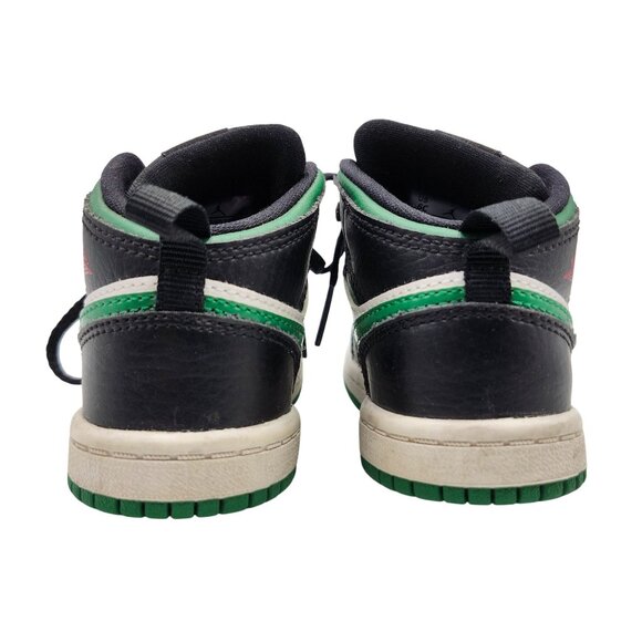 Nike Air Jordan 1 Retro High OG Pine Green Black Childrens Sneakers Size 6C - Picture 5 of 9